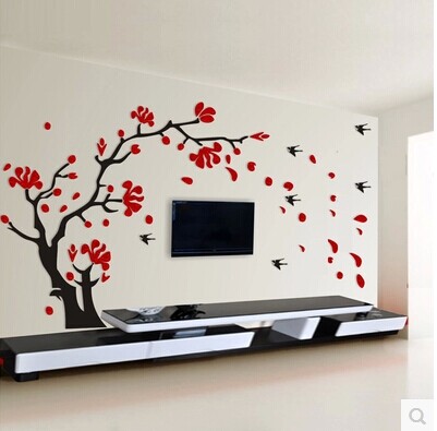 An emerging product in the interior decoration industry-acrylic wall stickers